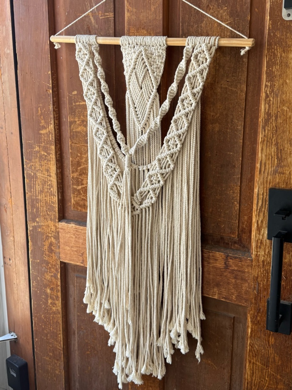 Handmade Style Macrame Wall Hanging Bohemian Neutral Decor